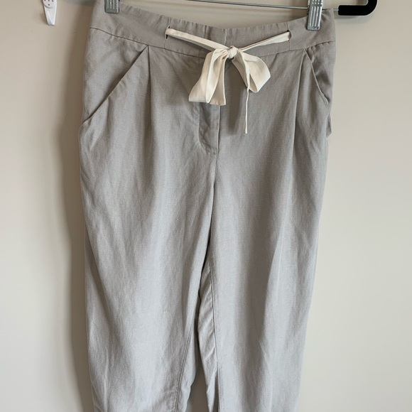 Aritzia/Wilfred Linen Kapris - Picture 1 of 4